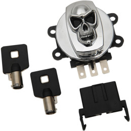 Interruptor de Encendido Calavera Cromado 93-13