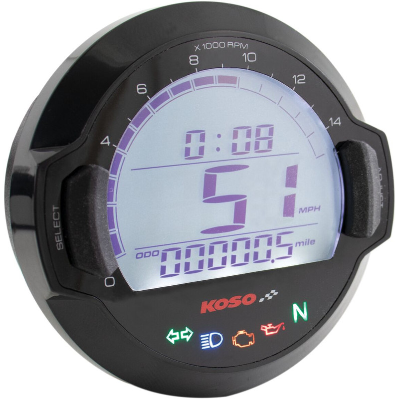 SPEEDOMETER/TACHOMETR D64 DL-02S ČERNÝ