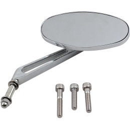 Огледало NESS STEALTH I ОВАЛ С 4.75" СТЕМ ХРОМ