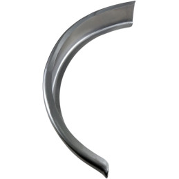 Guardabarros trasero bobinado de acero de 6"