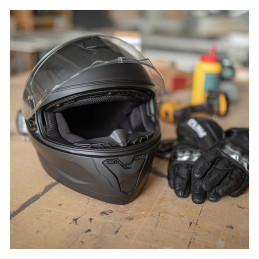 Kask motocyklowy CLAW Jordan matowy czarny M