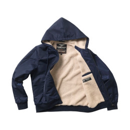 Chaqueta de nylon WCC BFU Sherpa azul marino M