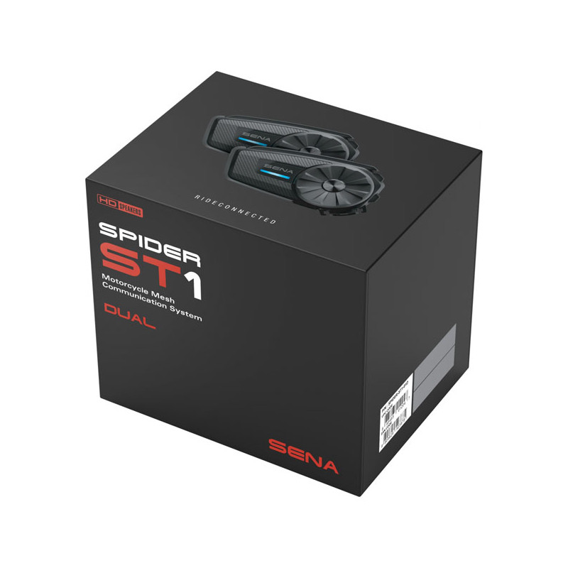 Siatkowy system dualny Sena Spider ST1 do większości kasków moduł główny 86 x 52 x 275 mm