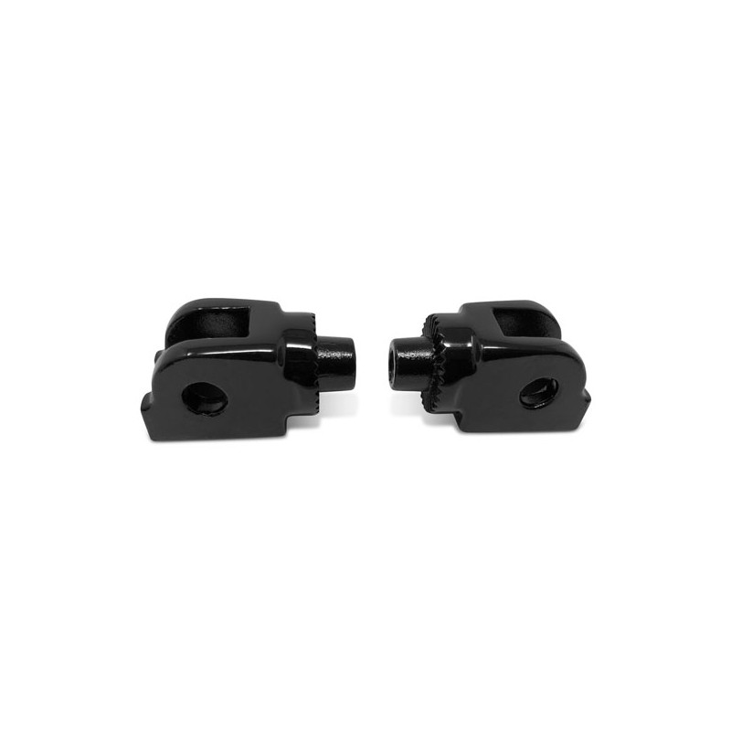 Kodlin, splined rider peg adapter. Black Rider: 18-24 M8 Softail (excl. FL models with floorboards) 21-24 RH1250S Sportster S 21