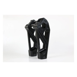 Kodlin, Universal Fastback risers 6". Black All H-D with 1"handlebar clamp area and 3.5" riser mount spacing