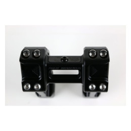 Kodlin, Universal Fastback risers 6". Black All H-D with 1"handlebar clamp area and 3.5" riser mount spacing