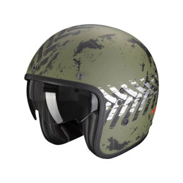 Scorpion Belfast Evo helmet green matt/silver L
