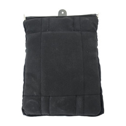 Długa podróż, mała torba woskowana na bagażnik/sakwę Heritage. Czarna Uniwersalna