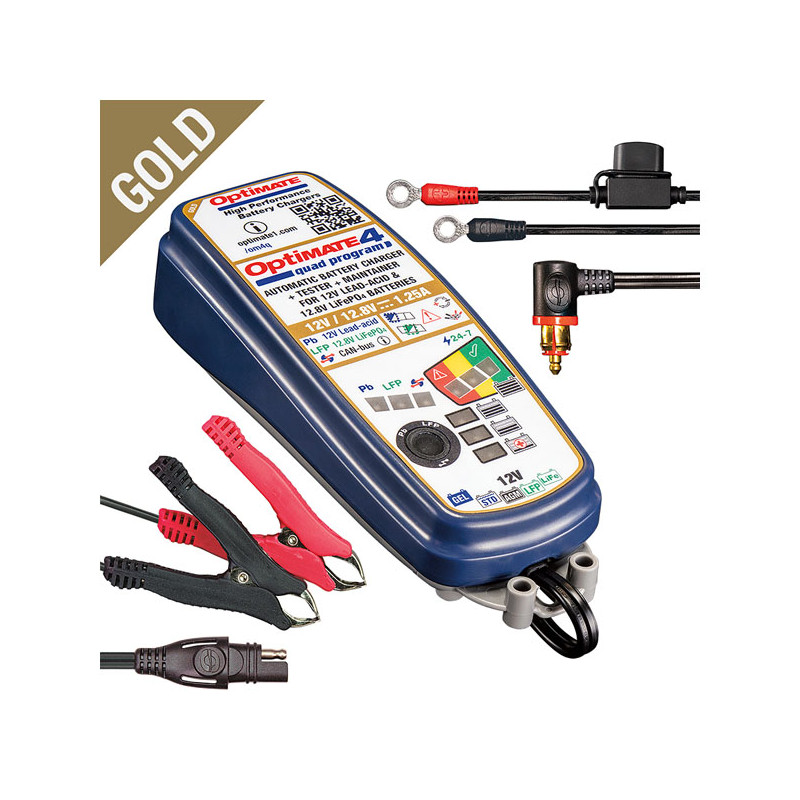 Tecmate, OptiMATE 4 Quad Program 12V battery charger Universal