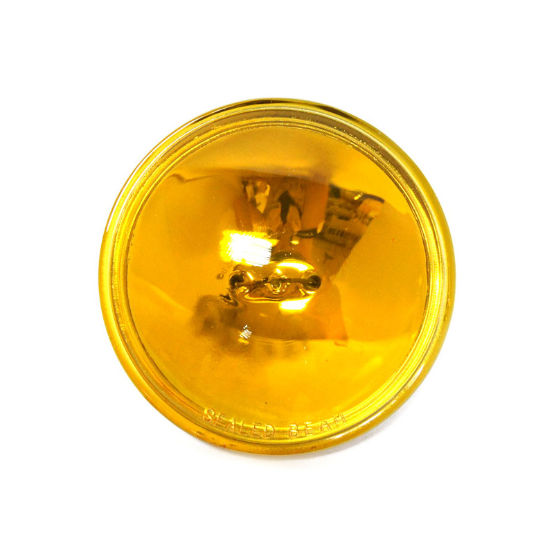 Lampa szczelna 4-1/2" 35W 12V. Przeźroczysta złota soczewka