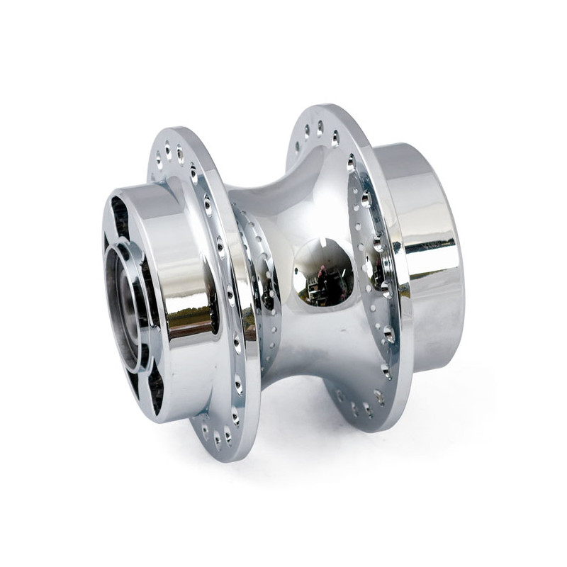 FRONT WHEEL HUB, CHROME 10-20 XL non-ABS (excl. 883N 1200C/NS)