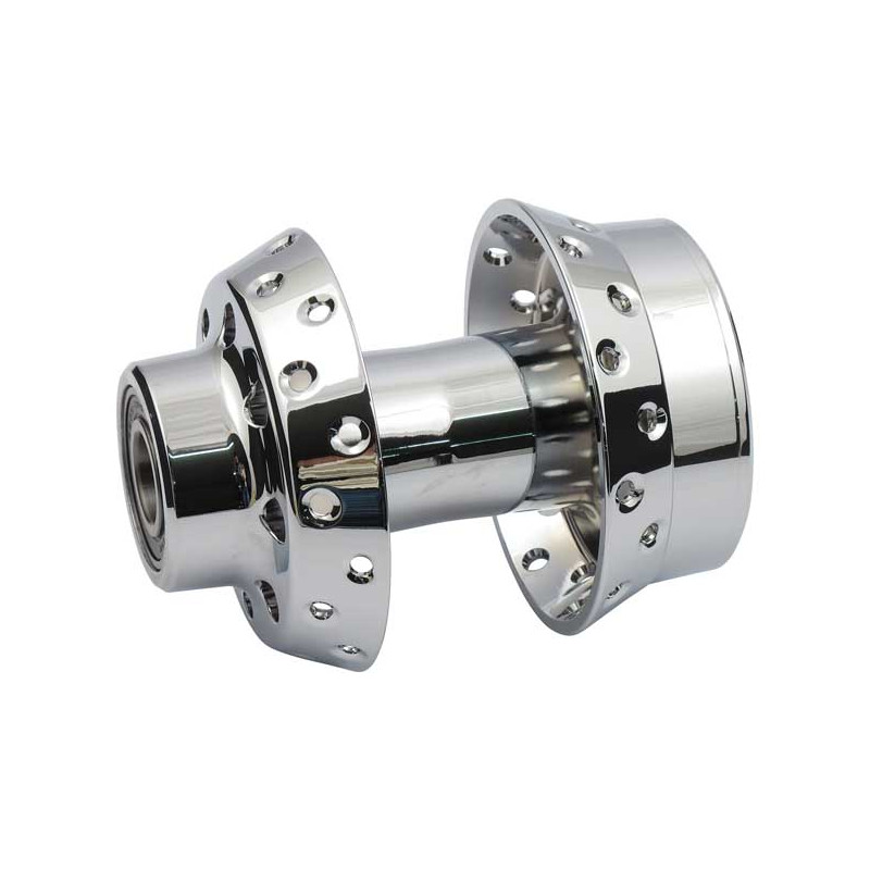 FRONT WHEEL HUB, CHROME 08-11 FXSTFLST/FFXDWG