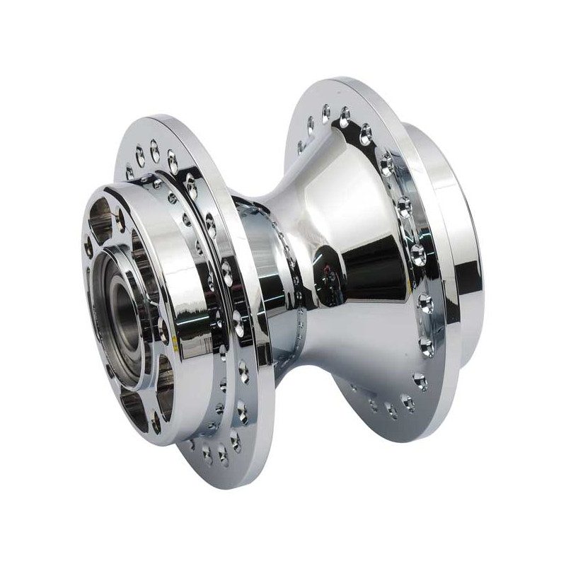 Piasta przedniego koła, chromowana 08-13 FXD XL