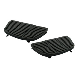 Juego de almohadillas para reposapiés de pasajero negro