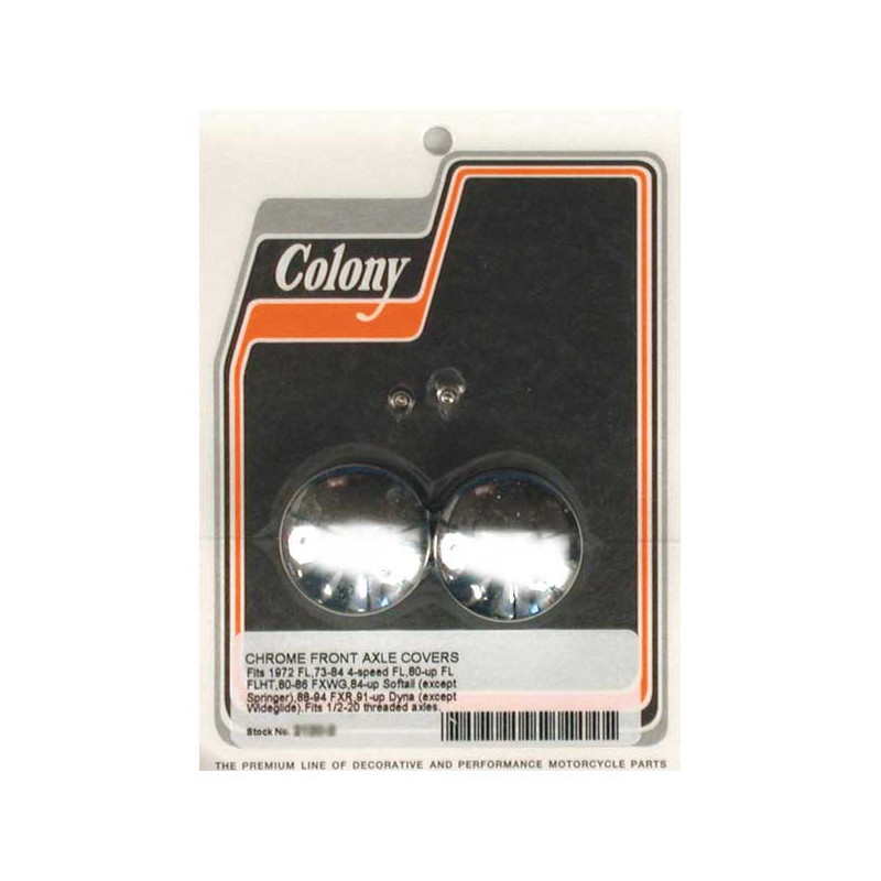 Nakrętki osi przedniej COLONY 72-84 FL 80-06 FLT 80-86 FXWG 84-06 SOFTAIL (bez SPRINGER 91-06 DYNA (bez FXDWG) 88-94 FXR