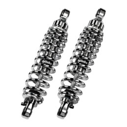 Bitubo, WME shock absorber set XR1200. Chrome. 356mm 08-10 XR1200 Sportster 11-12 XR1200X Sportster (NU)