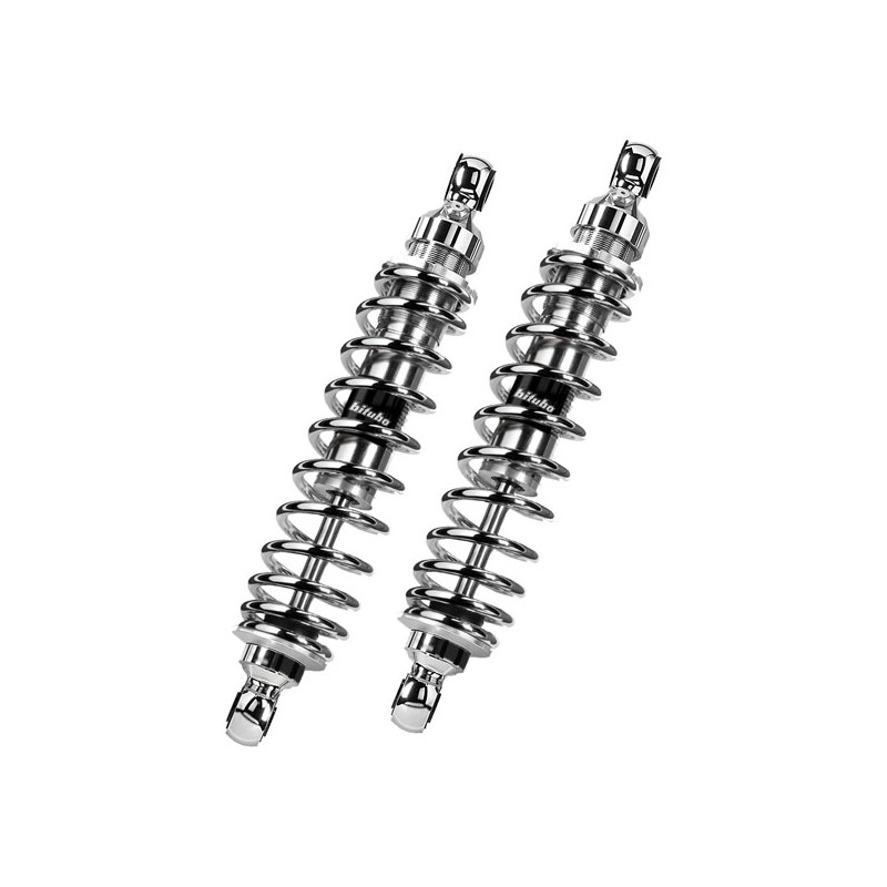  Bitubo, WMB dual shock absorber set. Chrome. 306mm 14-17 FXDF Dyna Fat Bob