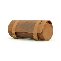 Longride, genuine leather tool roll 6.5L. Smooth ranger Universal