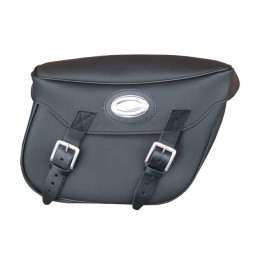 Longride, univ. Iparex saddlebags CIL135. Black smooth Universal