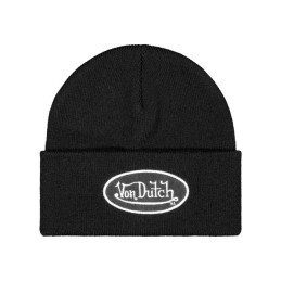 Von Dutch Logo beanie black One size fits most