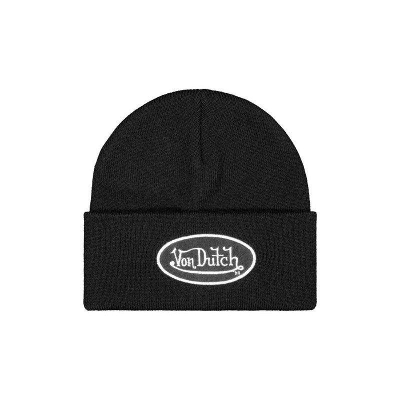 Czarna czapka z logo Von Dutch Uniwersalny rozmiar