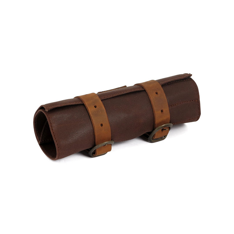 Długi przejazd, pokrowiec na narzędzia z woskowanej bawełny. Brązowy Univ.