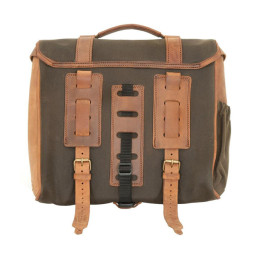 Torba siodłowa z woskowanej bawełny Longride Classic. Khaki Uniwersalna