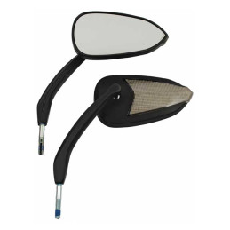 Set oglinzi cu semnalizare LED Furia, Negru