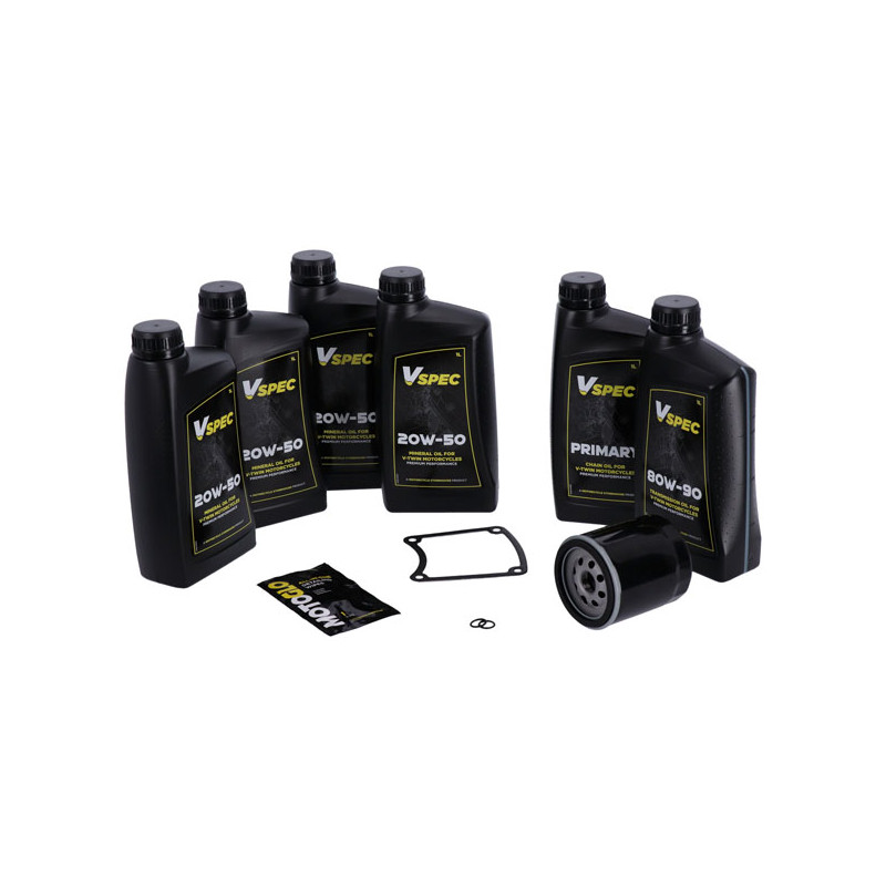 Zestaw serwisowy MCS Big Oil. Mineralny. Czarny filtr 99-06 FLT/Touring (tylko dla modelu i rocznika)