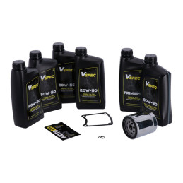 MCS, Big Oil service kit. Mineral. Chrome filter 99-06 FLT/Touring (NU)