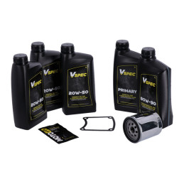 MCS, Big Oil service kit. Mineral. Chrome filter 87-94 FXR models (NU)