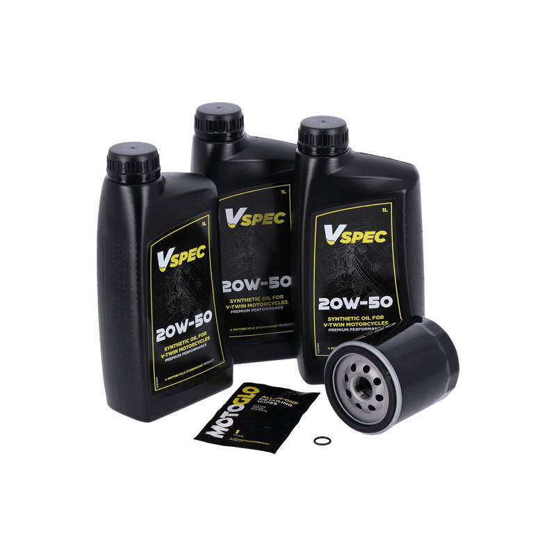 MCS, kit de service ulei motor 20W50 Softail Dyna