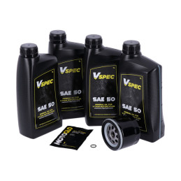 MCS, engine oil service kit. SAE 50  L82-84 FL Shovel L82-84 FX Shovel (NU)