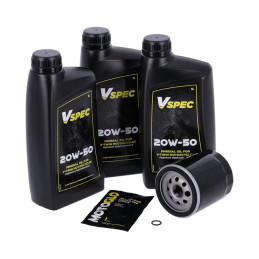 MCS sada pro servis motorového oleje 20W50 Softail Dyna