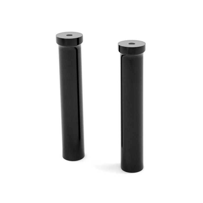 Kraus, Isolated Riser leg set. 191mm (7.5") tall. Black H-D with Kraus Isolated Risers