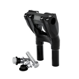 Kraus, Kickback Riser set. 25mm clamp, 200mm rise. Black 84-23 H-D (excl. 2023 CVO Road Glide or CVO Street Glide)