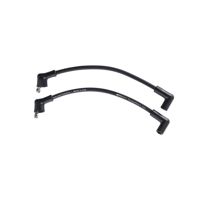 CVP, ThunderCore Pro spark plug wire set. Black 82-94 FXR with center mounted coil (NU)