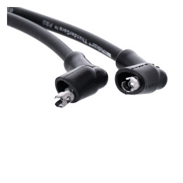 CVP, ThunderCore Pro spark plug wire set. Black 82-94 FXR with center mounted coil (NU)