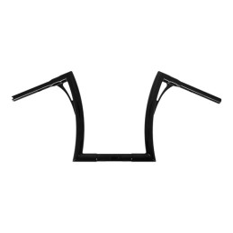 Kodlin, Flow-bar super fat handlebar tall. Black 15-23 FLTR with 1.25" I.D. risers (excl. CVO)