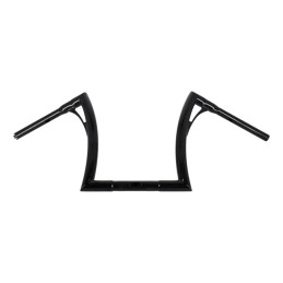 Kodlin, Flow-bar super fat handlebar tall. Black 15-23 FLTR with 1.25" I.D. risers (excl. CVO)