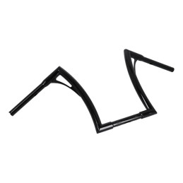 Kodlin, Kierownica 1-1/4" Flow. Wysoka, bez usztywnienia. Czarna 08-23 FLHR Road King FLTR Road Glide. (z wyłączeniem innych mod