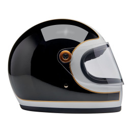 Biltwell Gringo S helma lesklá bílá/černá tracker M