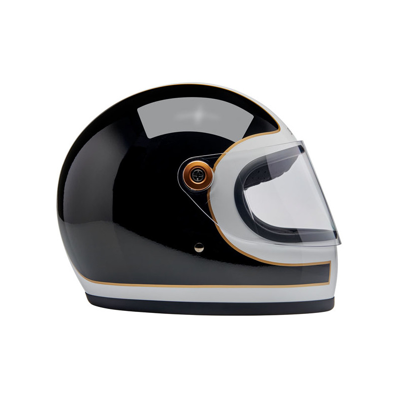 Biltwell Gringo S prilba lesklá biela/čierna tracker XS