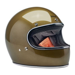 Kask Biltwell Gringo brzydki złoty metaliczny M