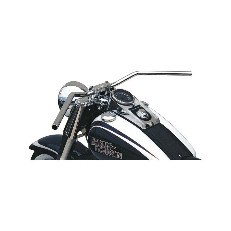 Kierownica TRW 1" Flyer Bar chrom 2" podwyższenie Homologowane przez ECE 82-22 H-D (wyłączając 08-22 e-throttle i 88-11 Springer