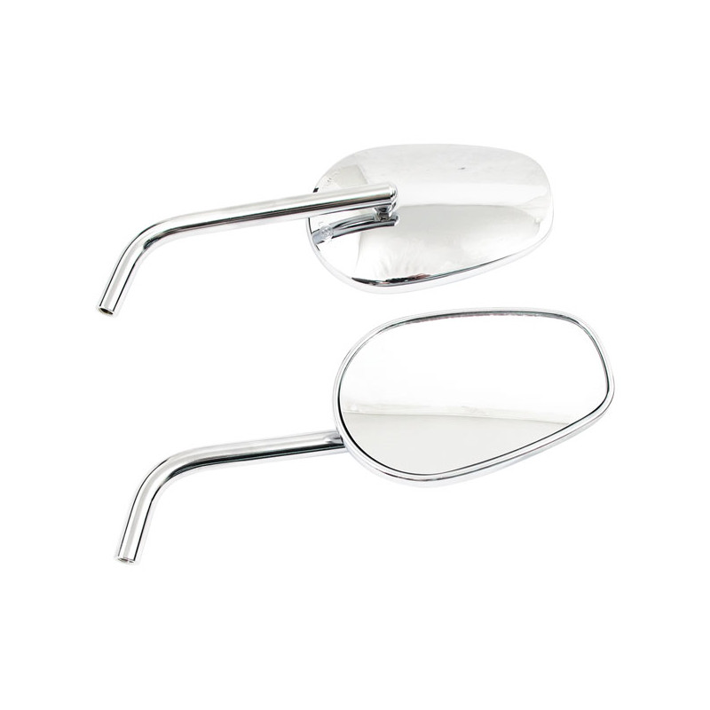 Highway Hawk, Classic mirror set. Chrome Universal