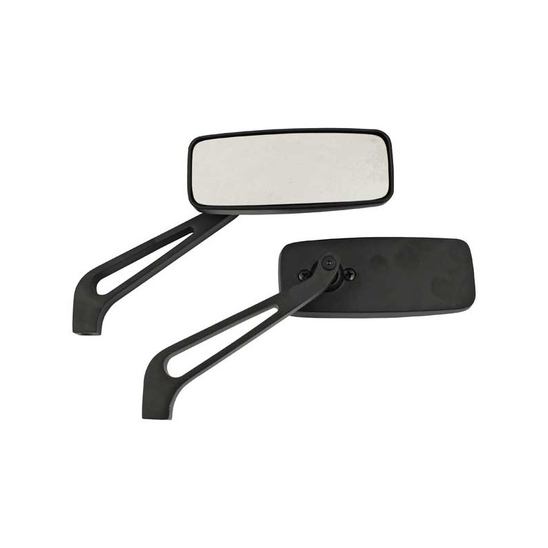STREET-RAGE MIRROR SET, BLACK MULTIFIT