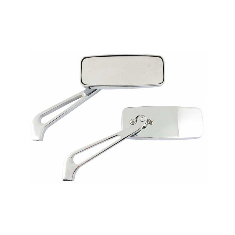 Zestaw luster STREET-RAGE, chromowany, uniwersalny