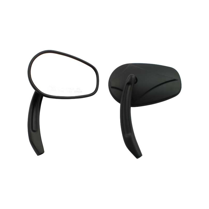 Zestaw luster DaBoss. Czarny 65-UP H-D