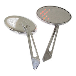 Set oglinzi cu semnalizare LED Cateye